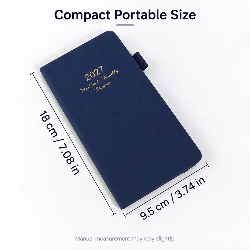 2027 Weekly & Monthly Pocket P - Leather Work Diary Covers review and price